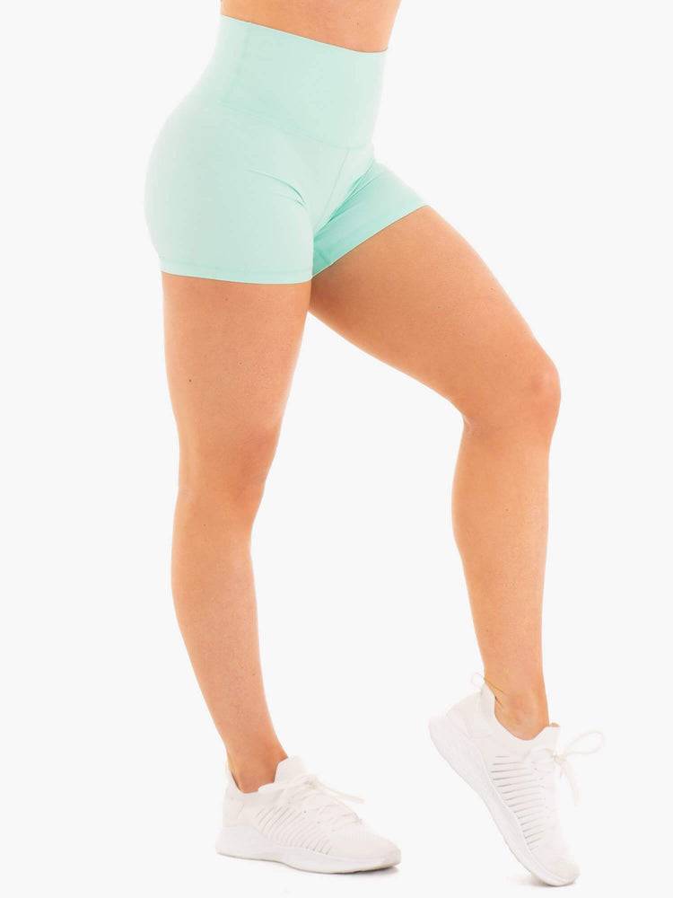 Aqua Ryderwear Women Shorts NKD High Waisted Women's Shorts | AU2191PQ