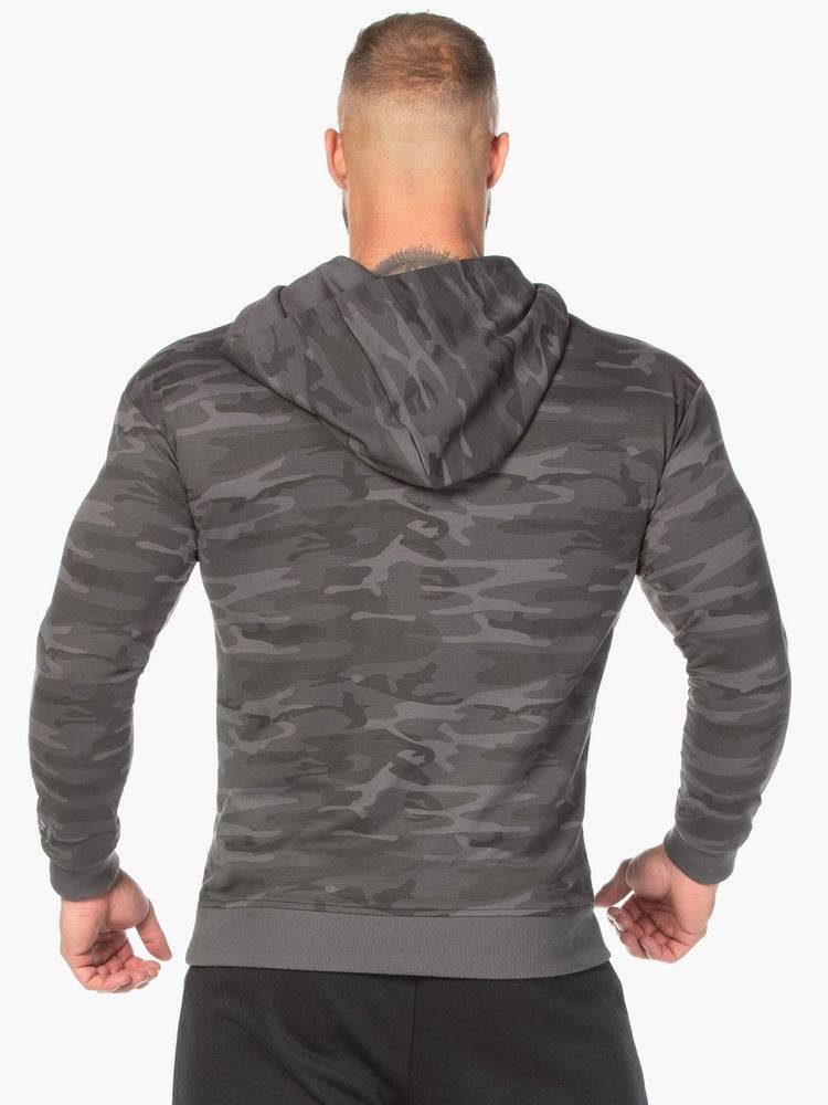 Black Camo Ryderwear Men Hoodie Camo Pullover Men's Hoodie | AU1454QZ