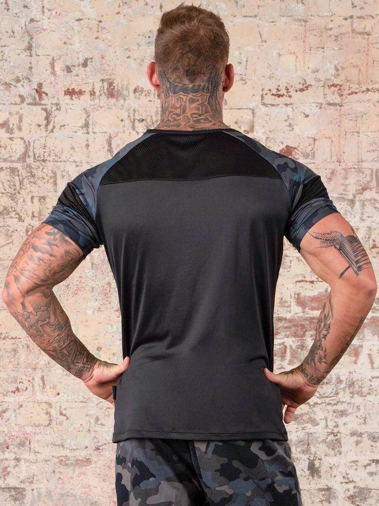 Black Camo Ryderwear Men T Shirts Camo Men's T Shirts | AU1208GL