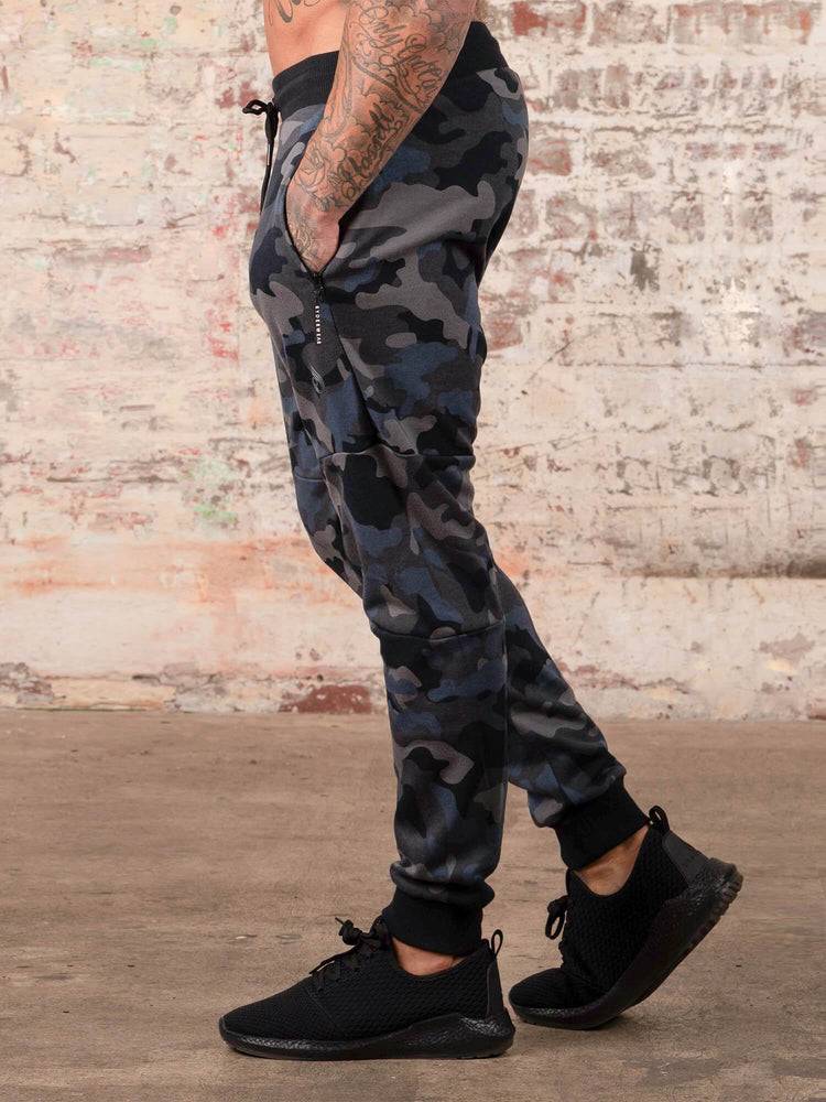 Black/Camo Ryderwear Men Track Pants Camos Men's Track Pants | AU1004LH