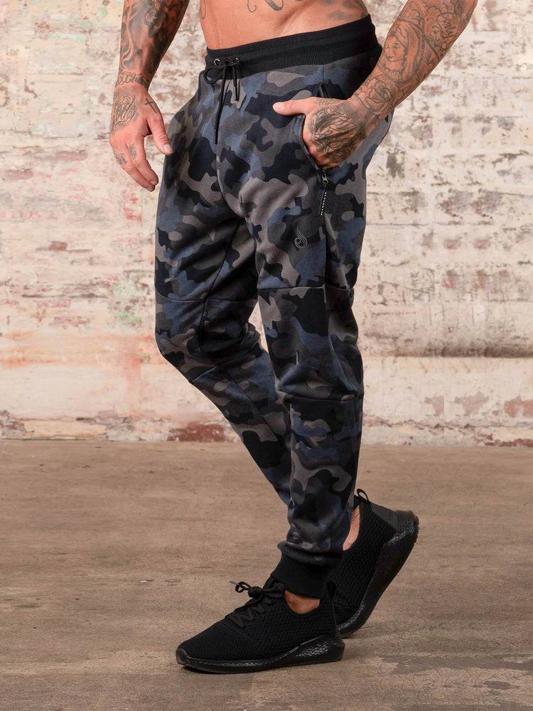 Black/Camo Ryderwear Men Track Pants Camos Men's Track Pants | AU1004LH