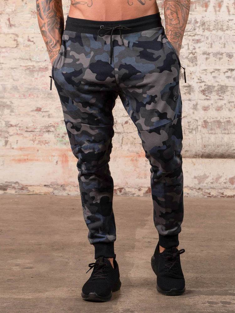 Black/Camo Ryderwear Men Track Pants Camos Men\'s Track Pants | AU1004LH