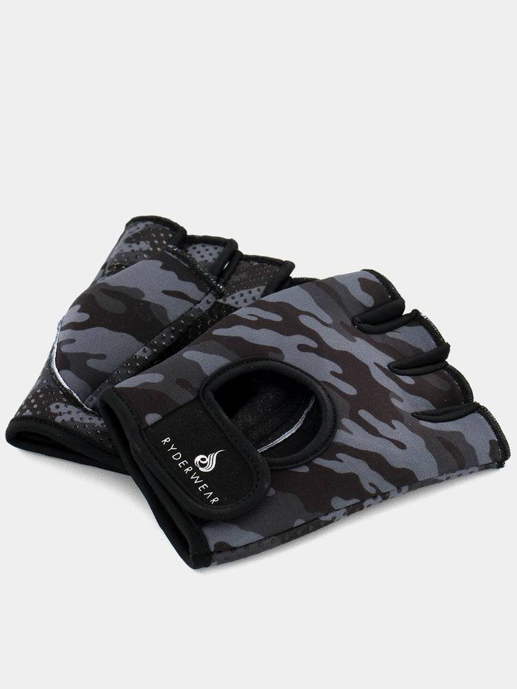 Black Camo Ryderwear Women Gloves Lifting Women's Gloves | AU3127OR