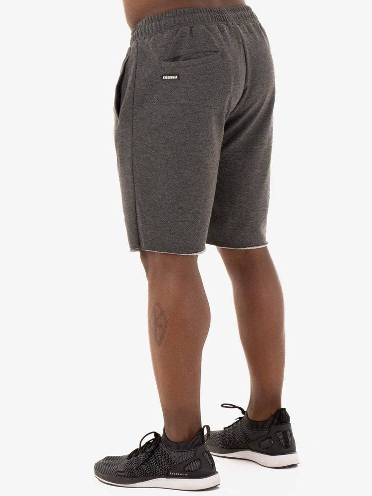 Black Marl Ryderwear Men Shorts Focus Track Men's Shorts | AU1369ZG