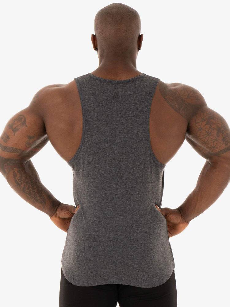 Black Marl Ryderwear Men Tanks Focus Baller Tank Men's Tanks | AU1102DN