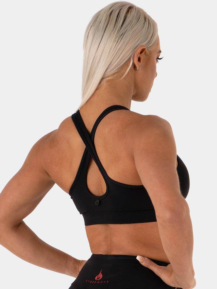 Black Neon Ryderwear Women Sports Bra Neonude Women's Sports Bra | AU2381VD