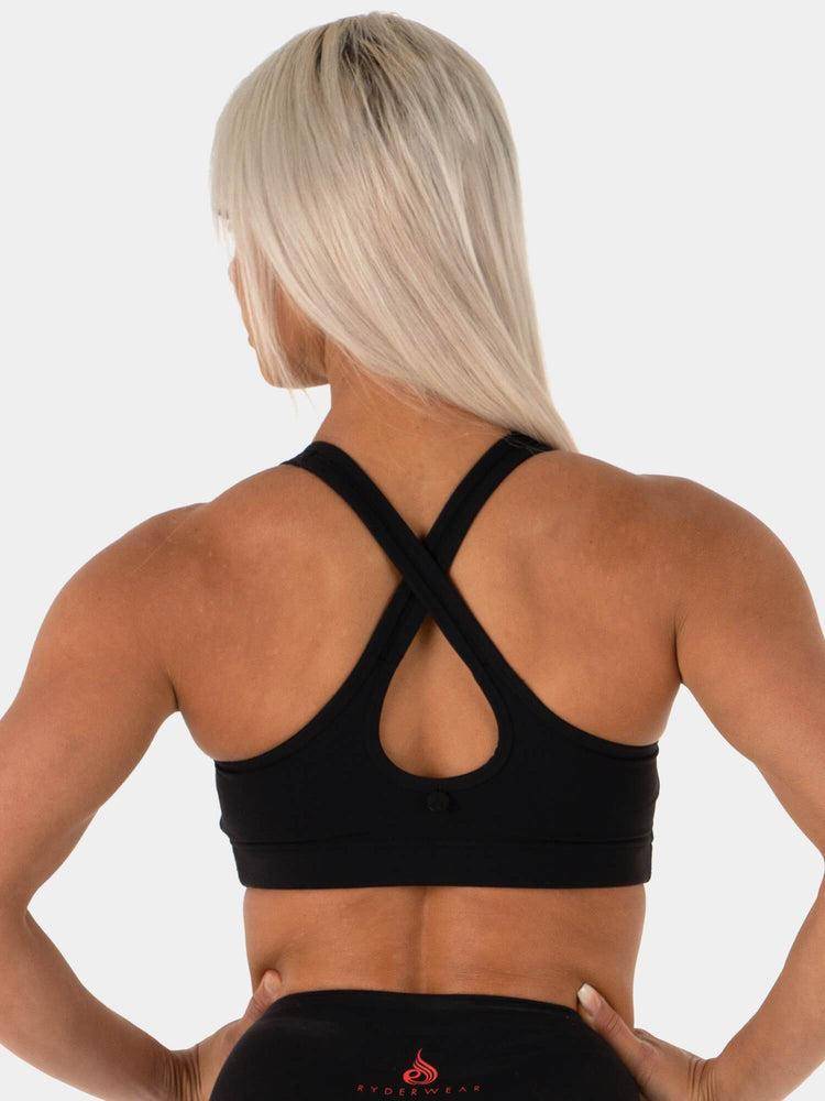 Black Neon Ryderwear Women Sports Bra Neonude Women's Sports Bra | AU2381VD