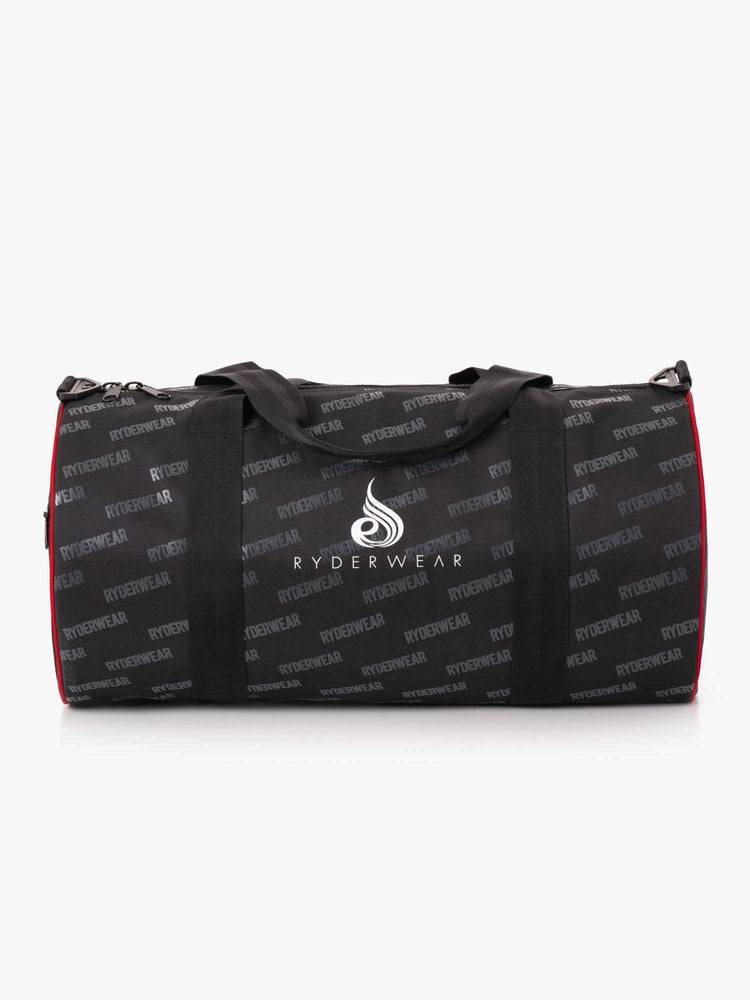 Black/Red Ryderwear Men Bags Ryderwear Signature Duffle Men's Bags | AU1623FM