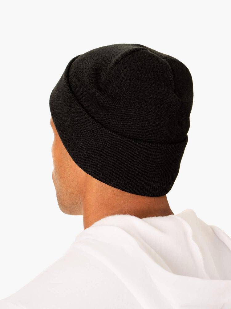 Black Ryderwear Men Caps Ryderwear Beanie Men's Caps | AU1614TV