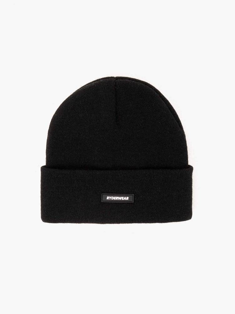 Black Ryderwear Men Caps Ryderwear Beanie Men\'s Caps | AU1614TV