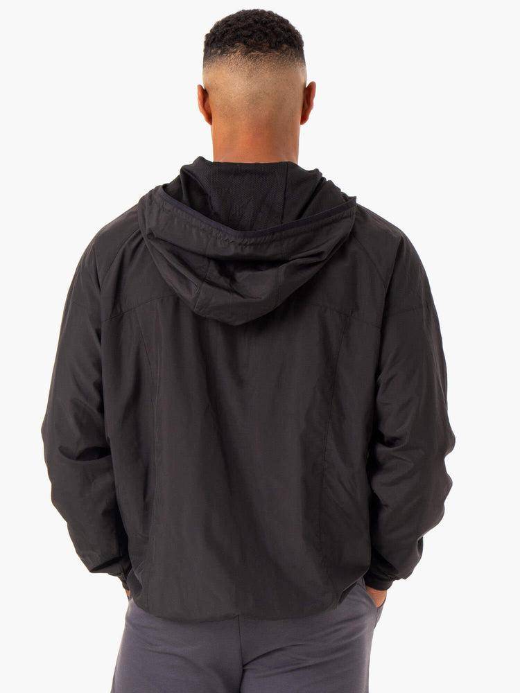 Black Ryderwear Men Jackets Optimal Windbreaker Men's Jackets | AU1440DN