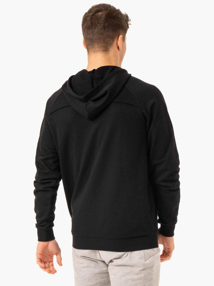 Black Ryderwear Men Jackets Pursuit Zip Up Hoodie Men's Jackets | AU1441FM