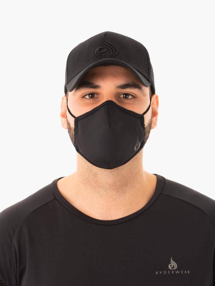 Black Ryderwear Men Ryderwear Face Mask Men's Accessories | AU1641YU