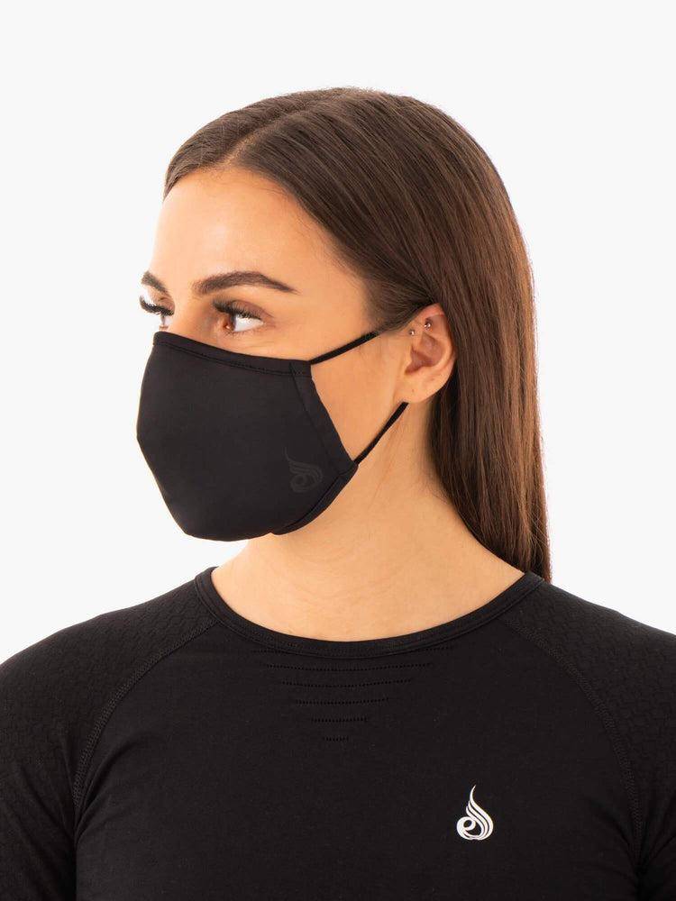 Black Ryderwear Men Ryderwear Face Mask Men\'s Accessories | AU1641YU