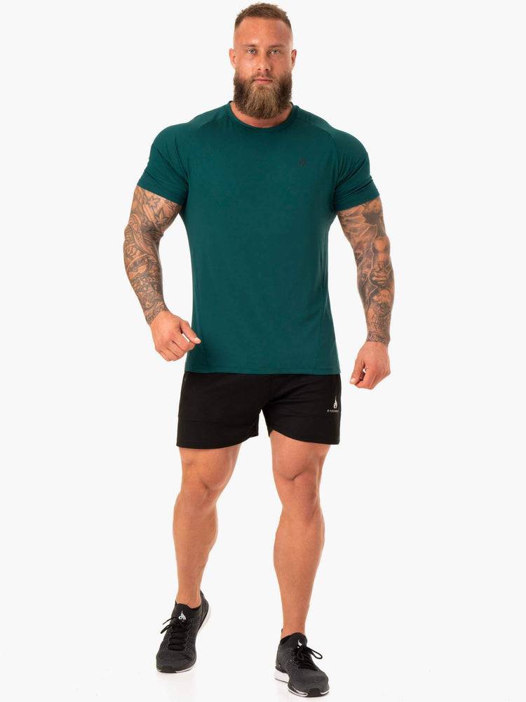 Black Ryderwear Men Shorts Action Mesh Men's Shorts | AU1338GL