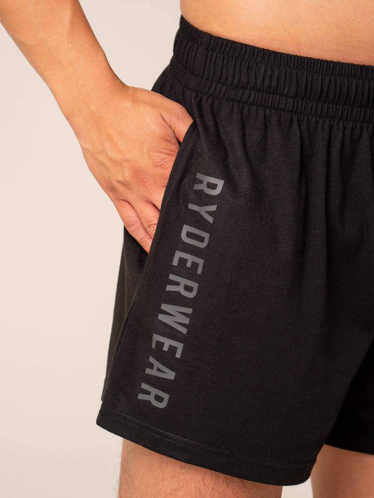 Black Ryderwear Men Shorts Advance Arnie Men's Shorts | AU1342LH