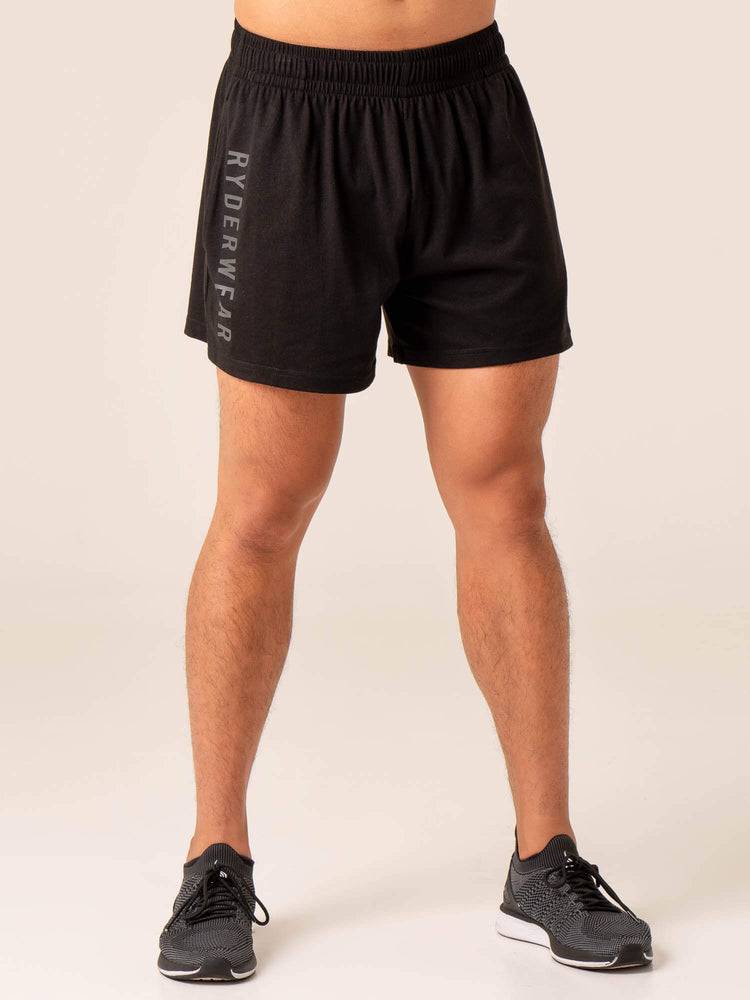 Black Ryderwear Men Shorts Advance Arnie Men\'s Shorts | AU1342LH