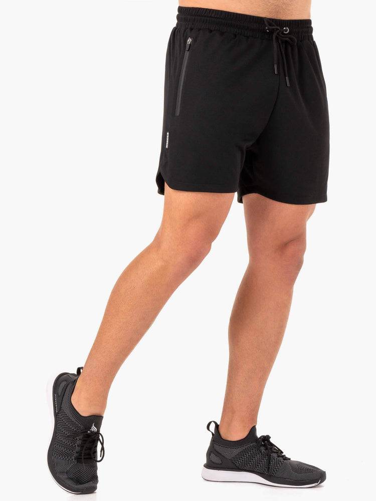 Black Ryderwear Men Shorts Camo Tech Mesh Training Men's Shorts | AU1356UT