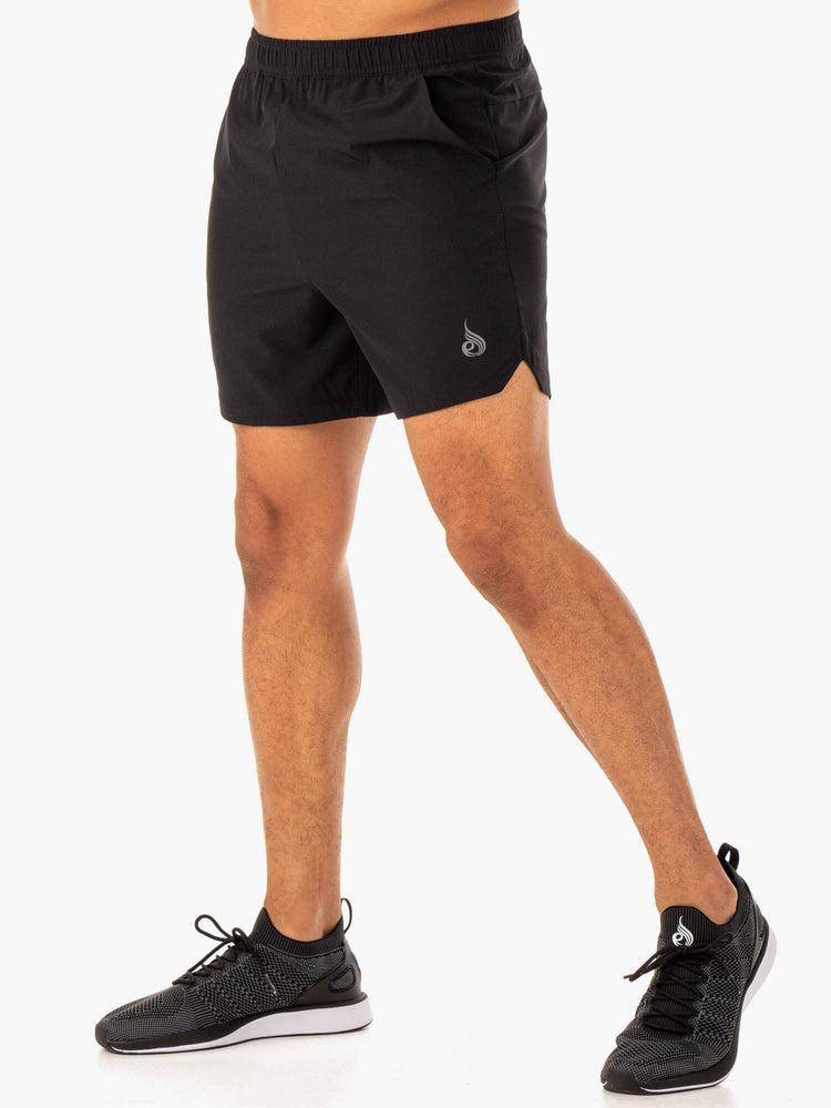 Black Ryderwear Men Shorts Division Training Men's Shorts | AU1358OR