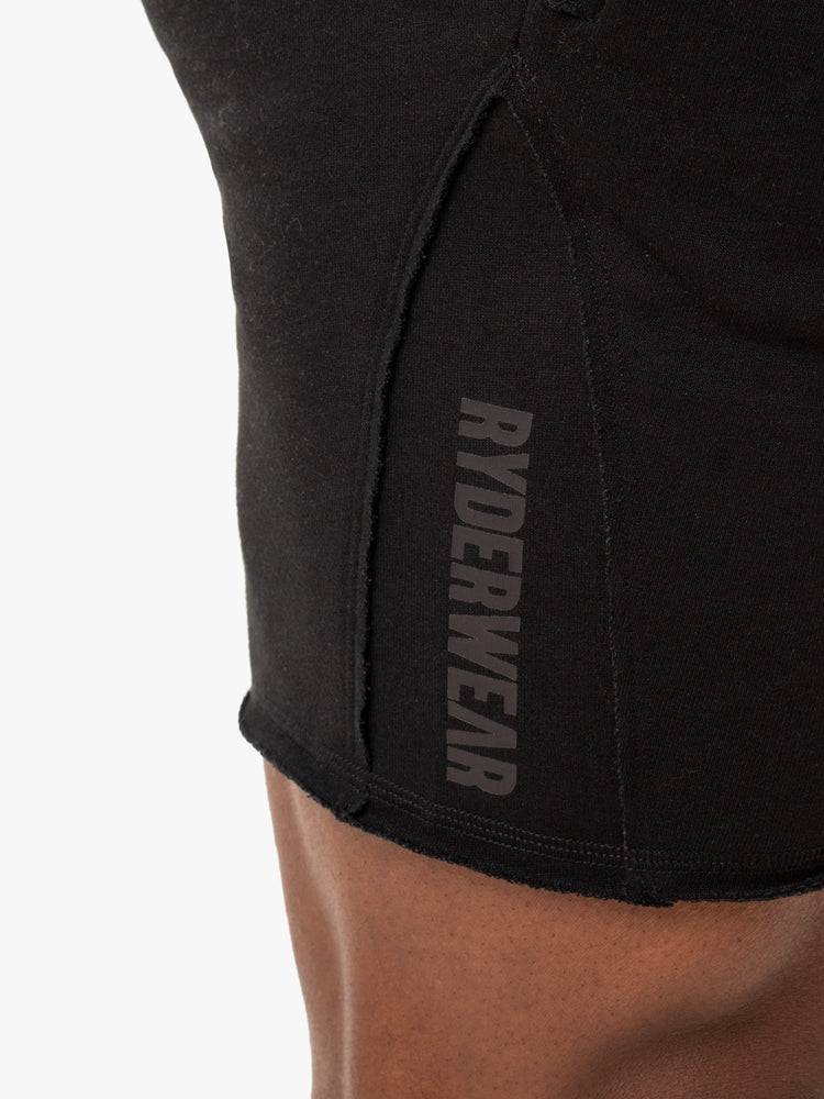 Black Ryderwear Men Shorts Force Track Men's Shorts | AU1370XF