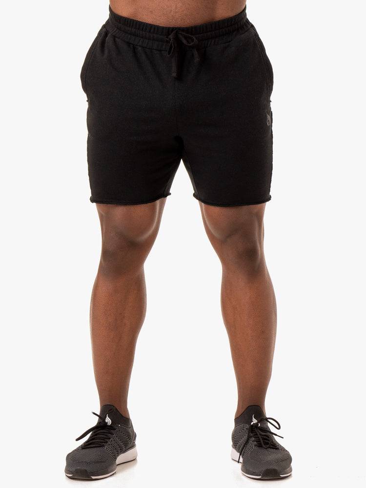 Black Ryderwear Men Shorts Force Track Men\'s Shorts | AU1370XF