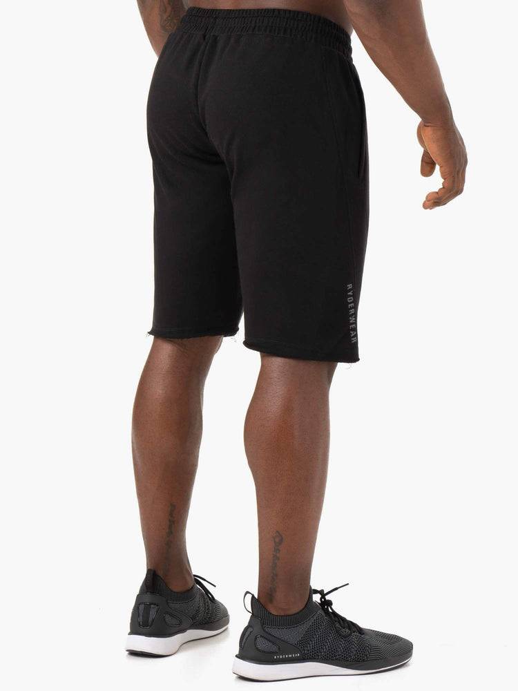 Black Ryderwear Men Shorts Iron Track Men's Shorts | AU1379RW