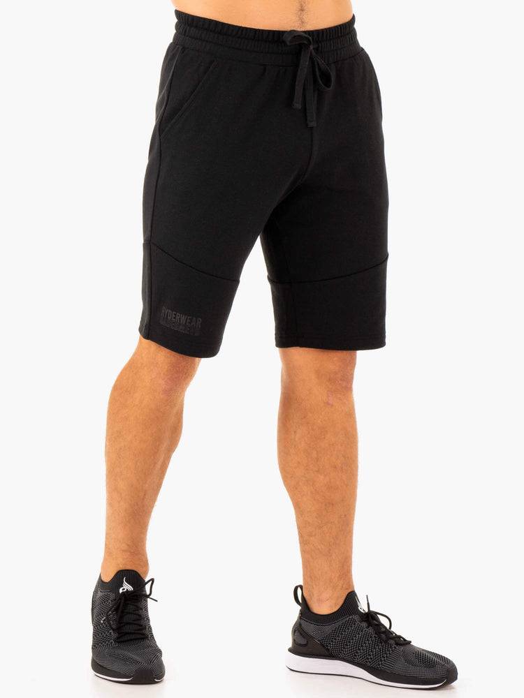 Black Ryderwear Men Shorts Limitless Track Men's Shorts | AU1380TV