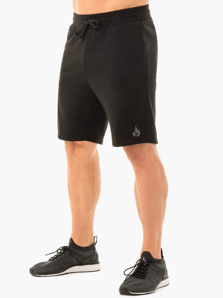 Black Ryderwear Men Shorts Original Track Men's Shorts | AU1389FM