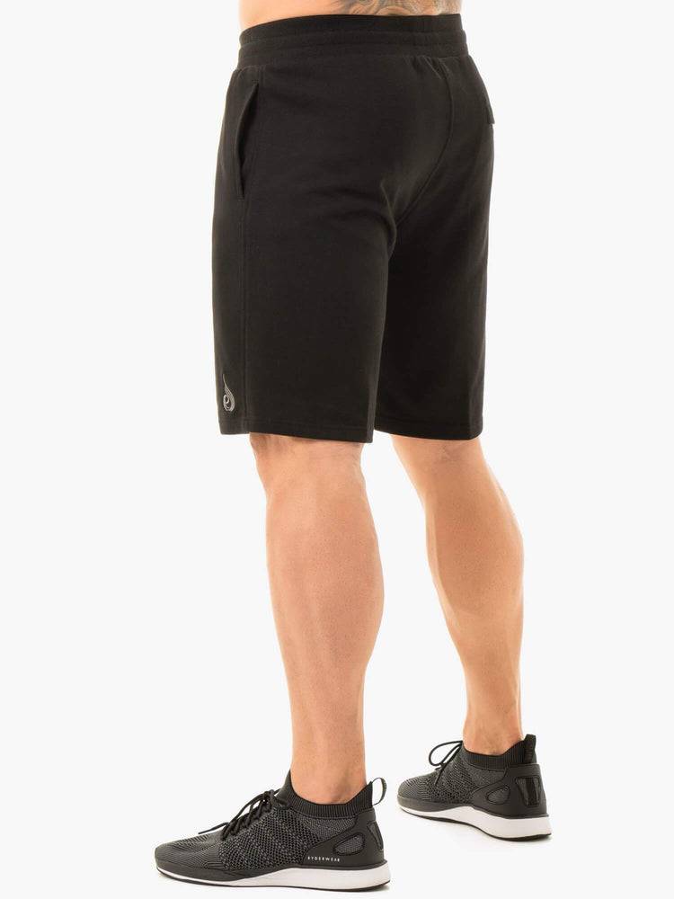 Black Ryderwear Men Shorts Original Track Men's Shorts | AU1389FM