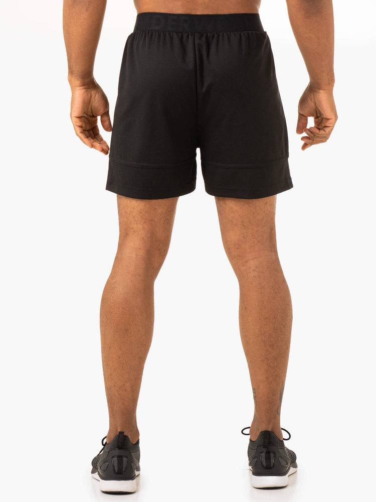 Black Ryderwear Men Shorts Overdrive Mesh Men's Shorts | AU1392JJ