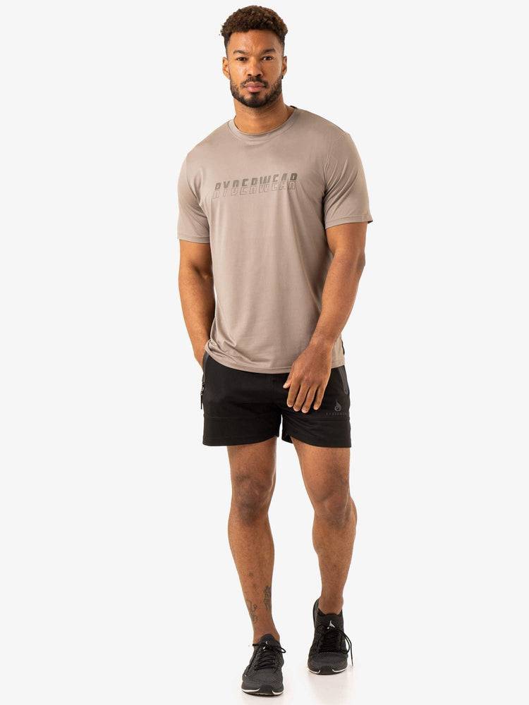 Black Ryderwear Men Shorts Overdrive Mesh Men's Shorts | AU1392JJ