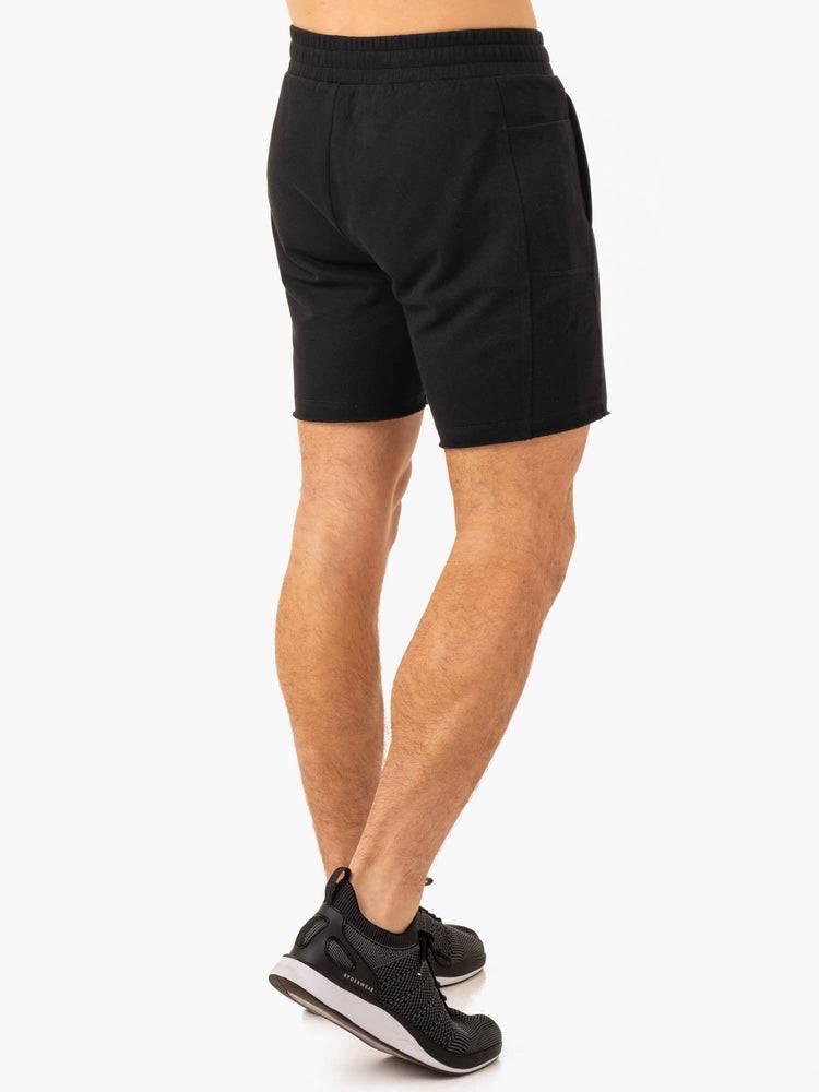 Black Ryderwear Men Shorts Pursuit Track Men's Shorts | AU1398VD