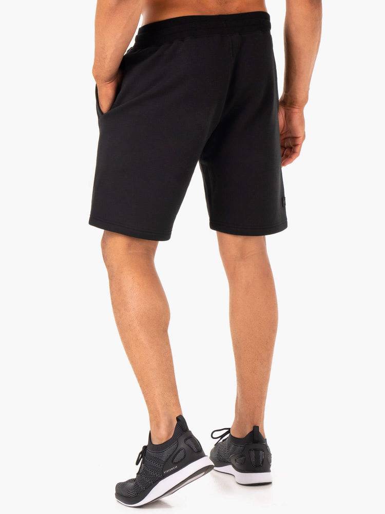 Black Ryderwear Men Shorts Recharge Track Men's Shorts | AU1407YU