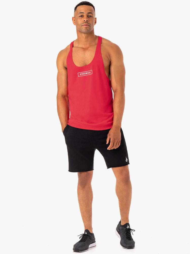 Black Ryderwear Men Shorts Recharge Track Men's Shorts | AU1407YU