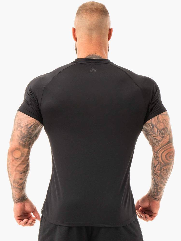 Black Ryderwear Men T Shirts Combat Men's T Shirts | AU1211KI