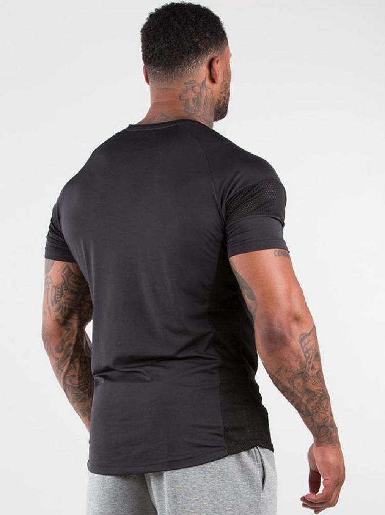 Black Ryderwear Men T Shirts Iron Men's T Shirts | AU1250TV