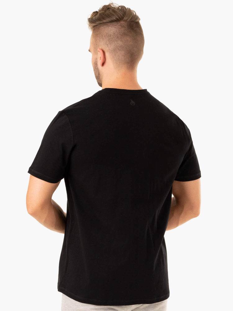 Black Ryderwear Men T Shirts Limitless Men's T Shirts | AU1257SO