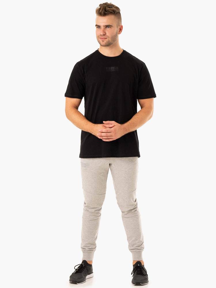 Black Ryderwear Men T Shirts Limitless Men's T Shirts | AU1257SO