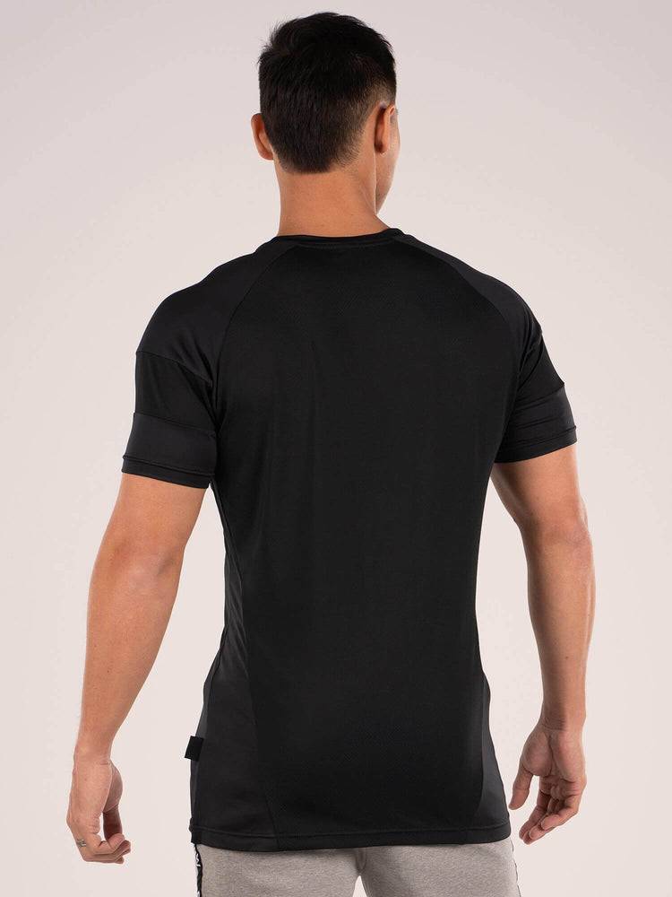 Black Ryderwear Men T Shirts Shield Men's T Shirts | AU1293CE