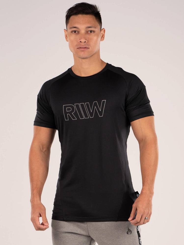 Black Ryderwear Men T Shirts Shield Men\'s T Shirts | AU1293CE