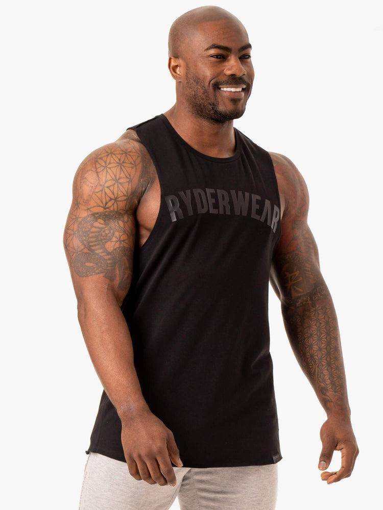 Black Ryderwear Men Tanks Force Baller Tank Men's Tanks | AU1106JJ