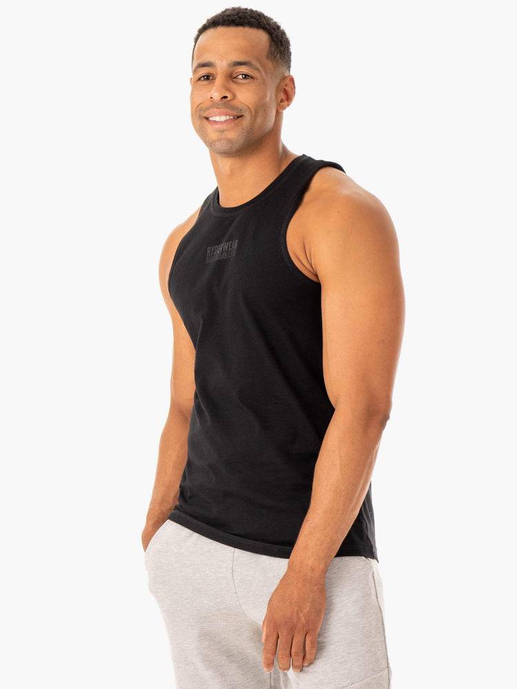 Black Ryderwear Men Tanks Limitless Baller Tank Men's Tanks | AU1146TV