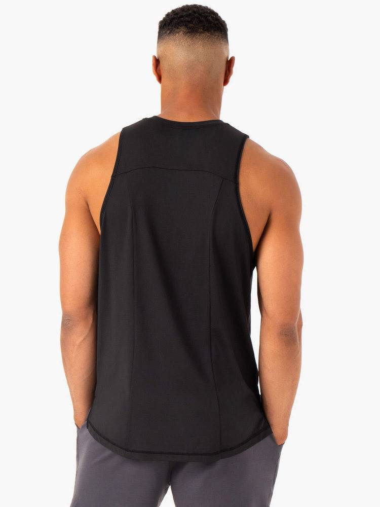 Black Ryderwear Men Tanks Optimal Mesh Tank Men's Tanks | AU1151PQ