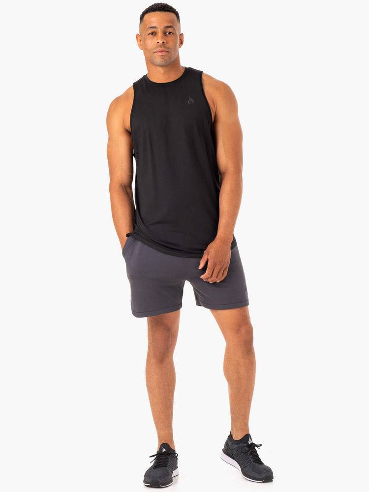 Black Ryderwear Men Tanks Optimal Mesh Tank Men's Tanks | AU1151PQ