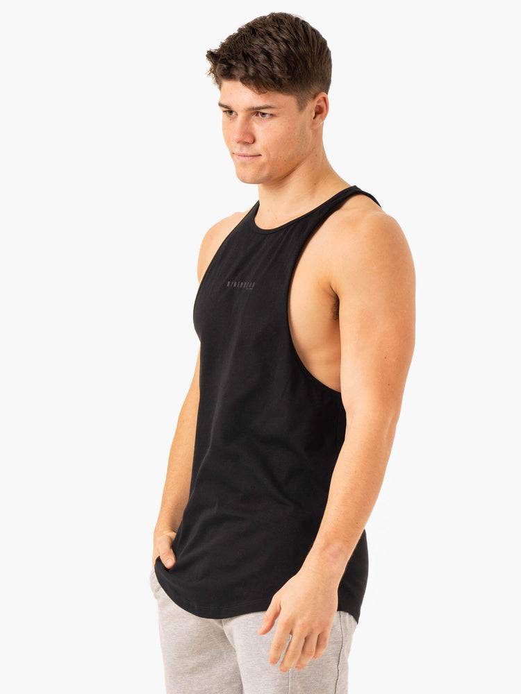 Black Ryderwear Men Tanks Pursuit Baller Tank Men's Tanks | AU1163CE