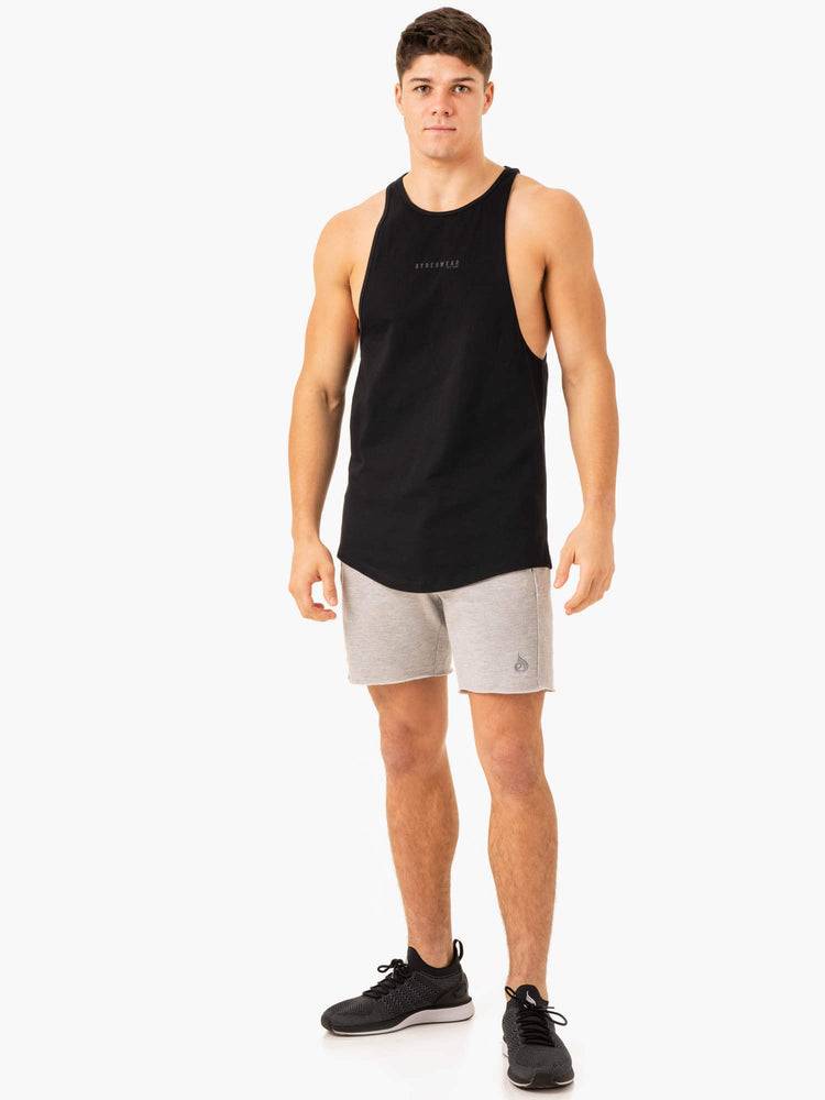 Black Ryderwear Men Tanks Pursuit Baller Tank Men's Tanks | AU1163CE