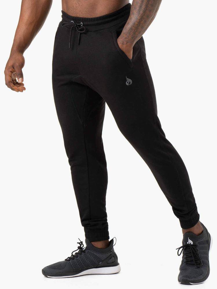 Black Ryderwear Men Track Pants Irons Men\'s Track Pants | AU1020OR