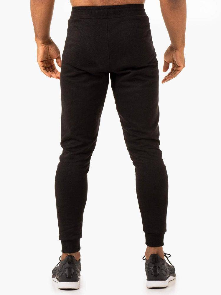 Black Ryderwear Men Track Pants Overdrive Men's Track Pants | AU1030LH