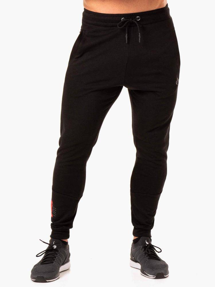 Black Ryderwear Men Track Pants RWXKGs Men's Track Pants | AU1047PQ