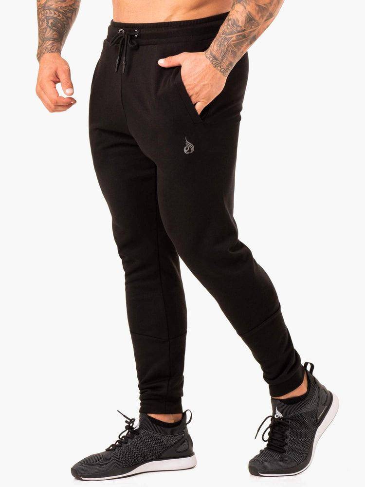 Black Ryderwear Men Track Pants RWXKGs Men's Track Pants | AU1047PQ